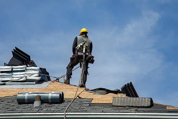 Professional Gutter Installation technician working in Salt Lake City, UT